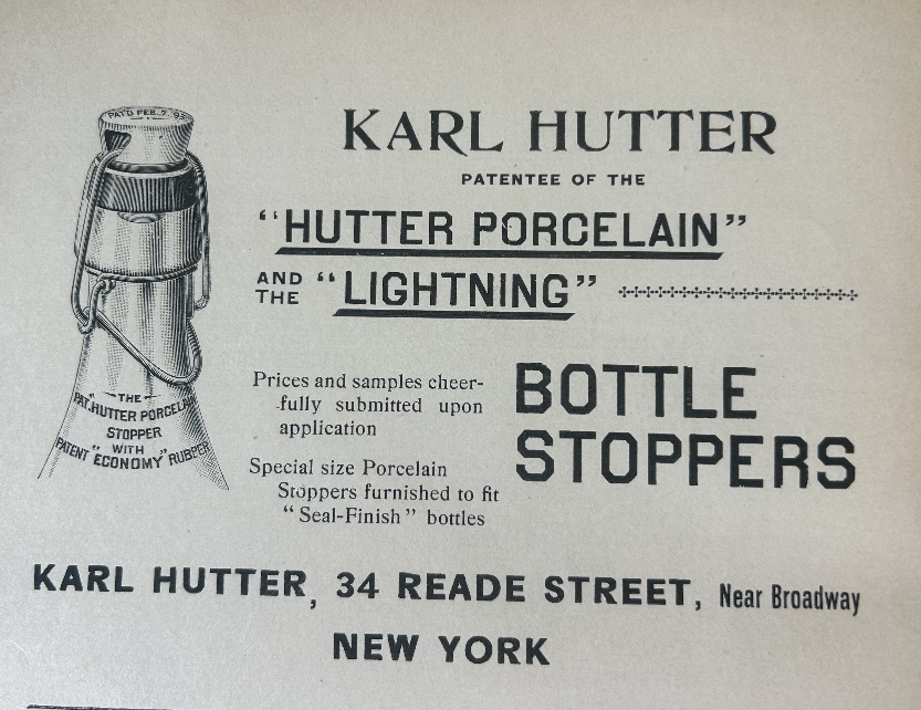 Karl Hutter Porcelain Stopper
