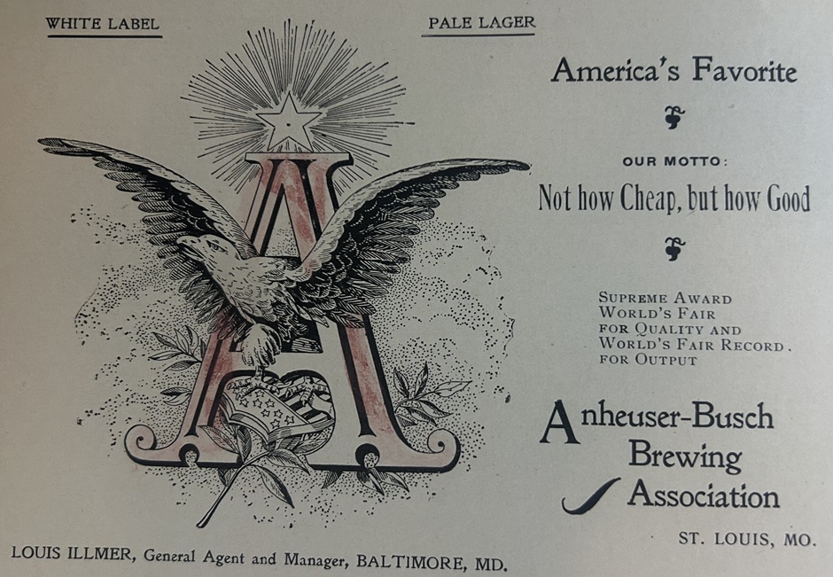 Anheuser Busch Baltimore Branch