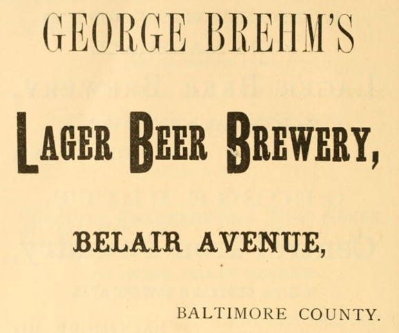Brehm, George: Brewery