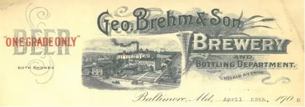 Brehm, George & Son Brewery