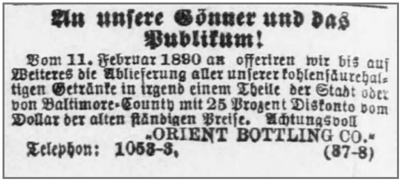 Orient Bottling Company