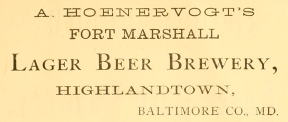 Wiessner, J. F. & Bro Brewing Company
